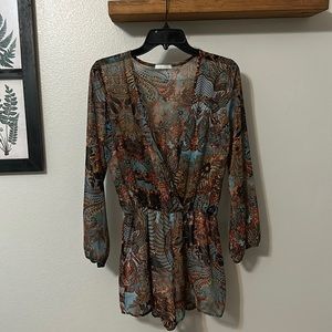 Paisley Romper